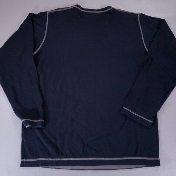 Vintage Tommy Hilfiger Sweater Mens Large Made in Italy Crewneck Pullover Blue - Picture 5 of 10